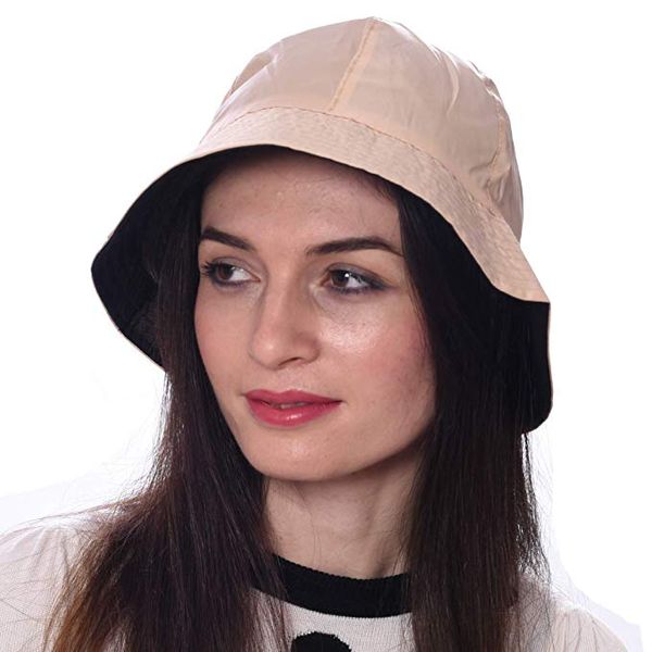 2019 Nuovi cappelli impermeabili alla moda per donna Uomo Cappello da pioggia in pelle PU da uomo caldo da pesca