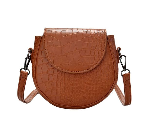 

new handbag pu leather shiny mini cute large ear round bag shoulder messenger bags 19*17*7cm