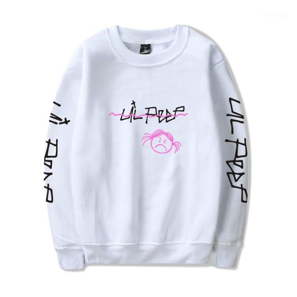 

lil peep повседневная свободная печатная хип-хоп толстовки мужчины толстовка пуловер o шеи с длинным рукавом толстовка мужчины clothing1, Black
