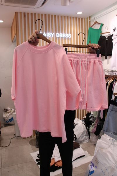 

для наборов две женщины шт 2020 весна и мода лето новый стиль женские повседневные брюки костюм костюм студенты горячие штаны set, Gray