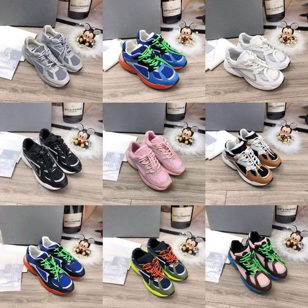 

роскошные мужские квартиры дизайнер тройной черный белый розовый tengge натуральная кожа сетка пара моделей женская повседневная обувь стари, Black