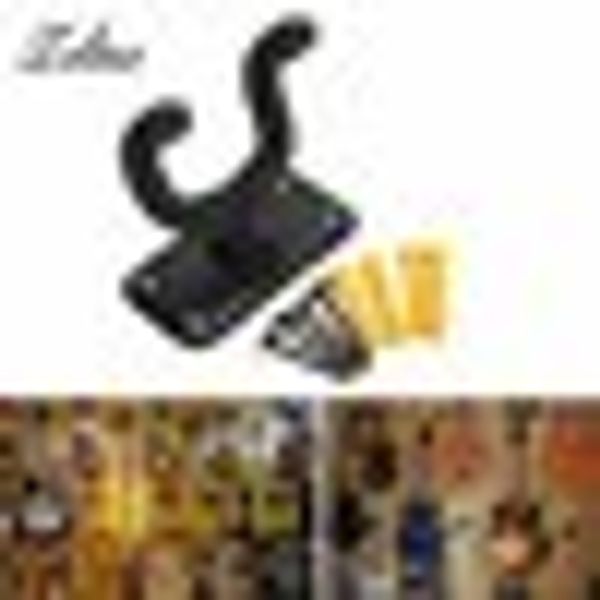 

zebra 1 set guitar wall hanger hook holder wall mount stand rack bracket display easy to install fits most guitar bass parts
