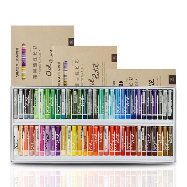 

painting crayons soft pastel 12/24/36/48/60 colors/set art drawing set chalk color crayon brush stationery for students