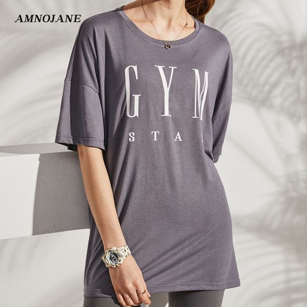 

loose sport shirt fitness seamless crop yoga tank workout sports bra for women gym running t shirt activewear shirts, White;red