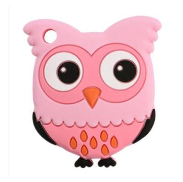 

owl baby pacifiers silicone molar stick cartoon owl soother teether teething safety child chews teeth stick 4 color to choose cfyz115q