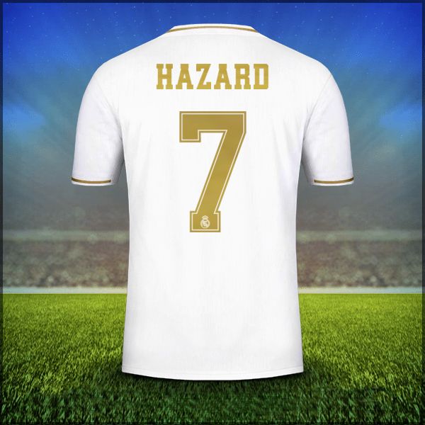 

2019 2020 real madrid soccer jerseys hazard sergio ramos benzema 19 20 vinicius jr. football shirts uniforms camiseta de futbol men & kids, Black;yellow