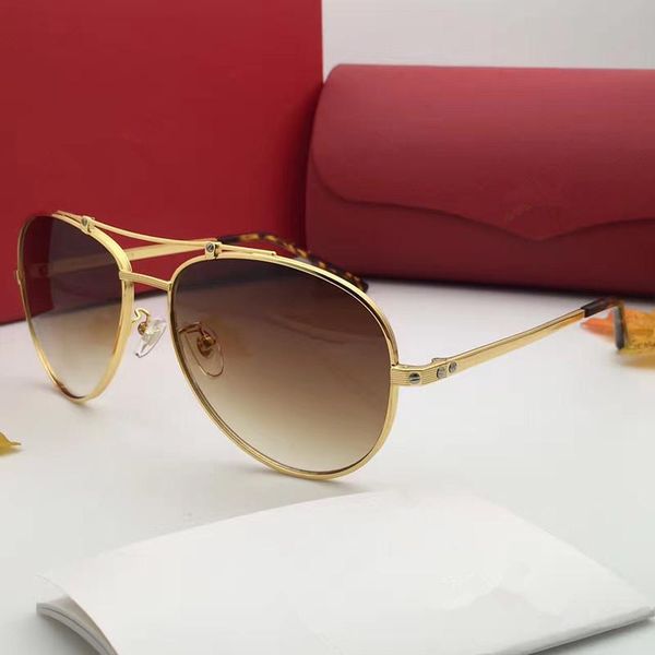 

00131 sunglasses oval frame metal popular uv protection esw00131 men brand designer sunglasses oversized vintage retro style come with case, White;black