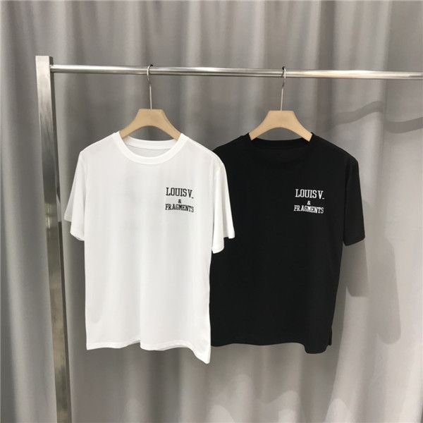 

20ss luxurious paris brands  tshirt short sleeve crewneck tee breathable men women fashion letter print outdoor streetwear v t-shirt, Gray;blue