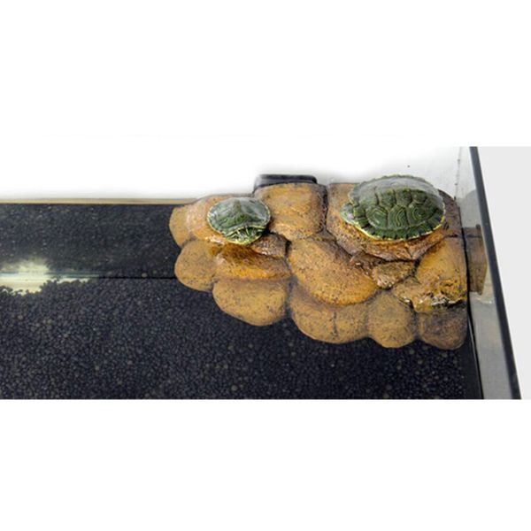 

artificial resin rock floating island reptile play plat