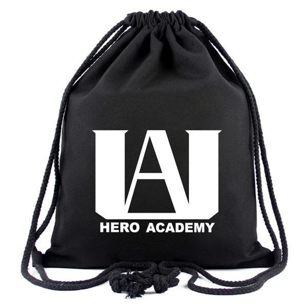 

anime boku no hero academia s deku allmight split drawstring bag children school bags teenagers girls boys travel bags