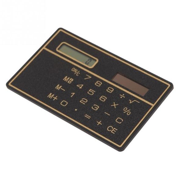 

Novelty Small Travel Compact Slim Credit Card Cheap Solar Power Pocket Calculator IOI98