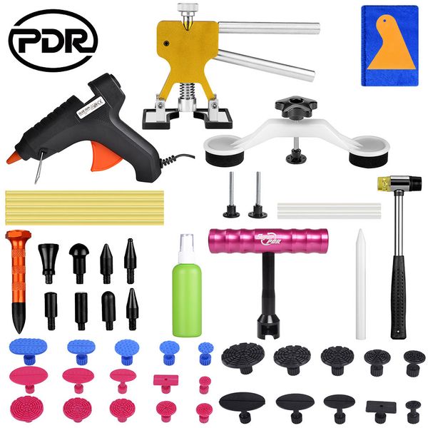 

super pdr dent removal tools glue gun t-bars dent lifter glue sticks tabs