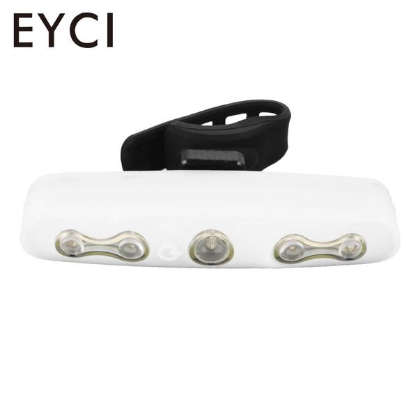 

bike warning light accessories 5led rechargeable street park cycling durable cycling led taillight 3 color sports