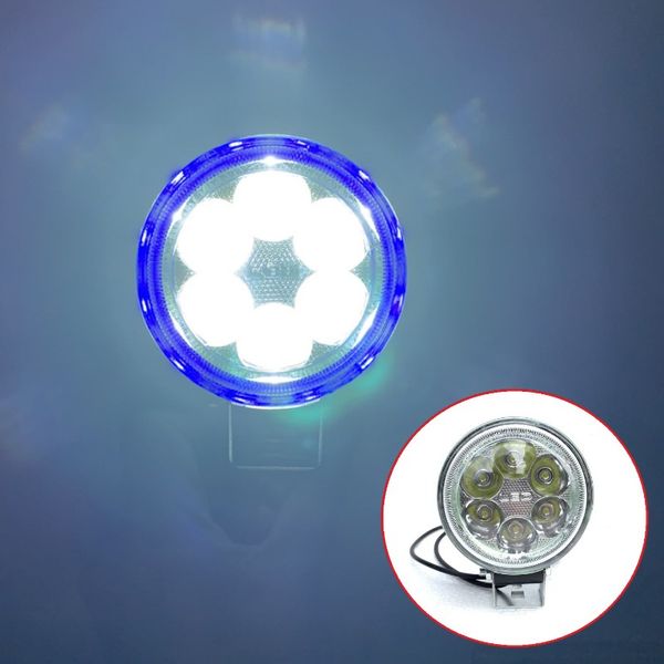 

1x blue angel eyes fog light led lamp 3.5inch headlamp for focus 2/3 fusion fiesta 7 for grand c-max ecosport