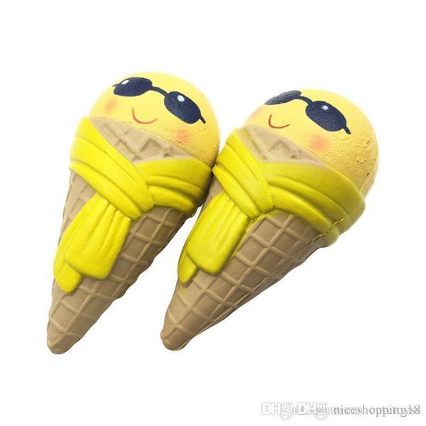 

squishy fancy ice cream jumbo slow rising soft oversize phone squeeze toys pendant anti stress kid cartoon decompression toy
