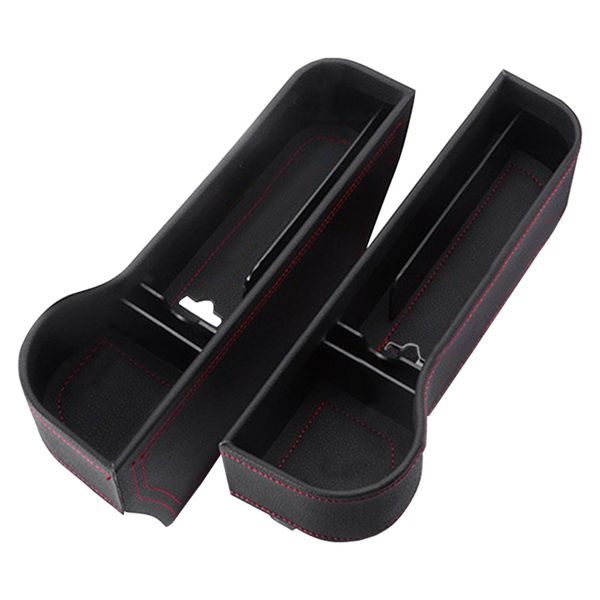 

2pcs car seat crevice storage box holder organizer auto pocket stowing tidying for phone pad card coin case accessories
