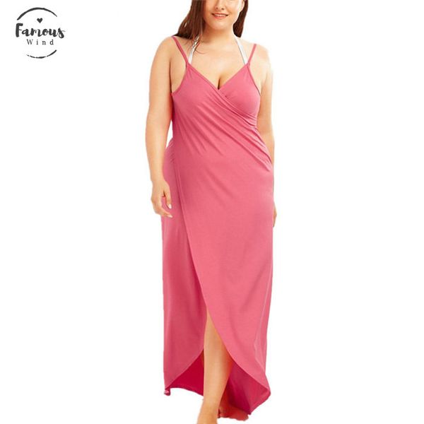 

2020 summer women beach v neck sling dress backless swimwear cover up warp femme tropical natural dresses plus size vestido, Black;gray