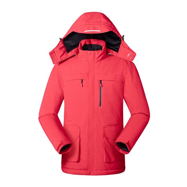 

men women usb electric heating jacket outdoor winter sports thermal coat warmer, Blue;black