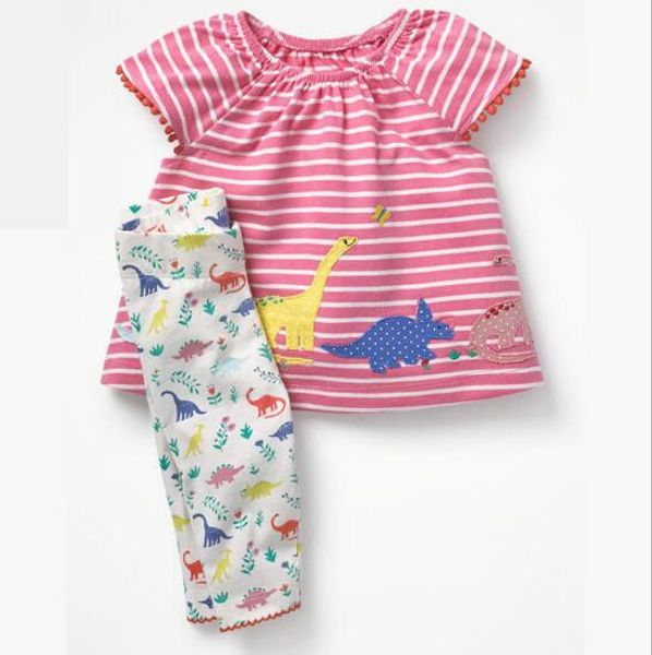 

2019 Brand jumping beans Summer Pure Cotton suit Stripe set Wholesale
