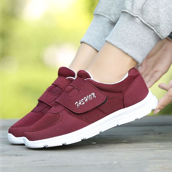 

luxury fashion women running shoes slip on walking jogging shoes sports trainers sneakers homemade brand made in china size 35-40, White;red