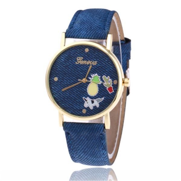 

new pineapple fruit women's watches fashion wristband women quartz wrist watches ladies wrist christmas gift for childre, Slivery;brown