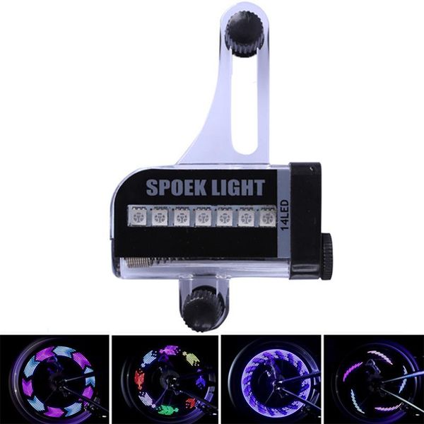 

sensor switch led bike spoke light a02 usb rechargeable tire light bike wheel 30 patterns for decoration no battery
