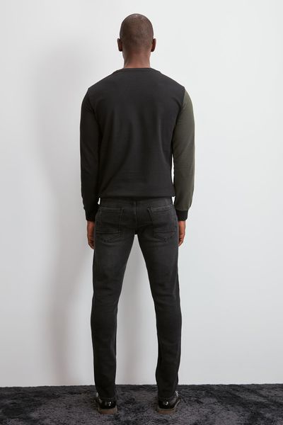 

trendyol male destroylu skinny jeans tmnaw20je0404, Blue