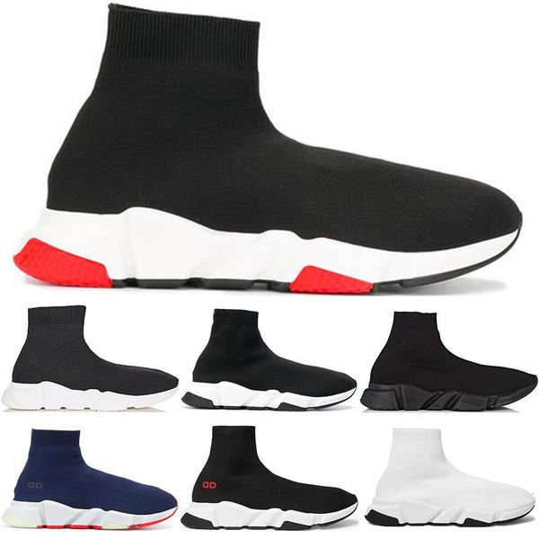 

new luxury designer speed trainer casual shoes black royal eye glitter flat fashion socks boots sneakers fashion trainers runner 36-45