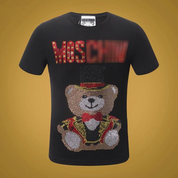 

2020ss women mens designer luxury t shirts mos moschin t shirt herren off monc white bear supremo tee hoodie jeans shoes 03, Black;brown