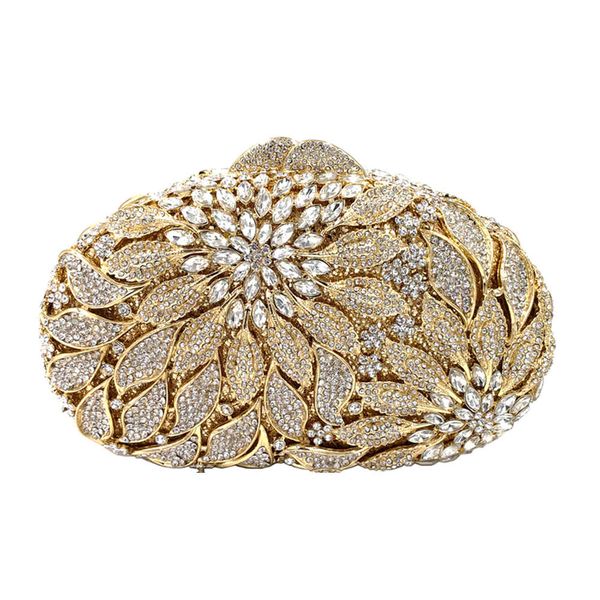 

wholesale fashion women wedding purse crystal clutches party purse hollow out bridal crystal bag evening bag
