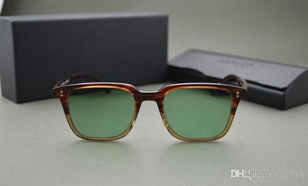 

custom dyed lens oliver ov5031 ndg-1-p sunglasses ov 5031 men women peoples vintage square sunglasses with original case, White;black