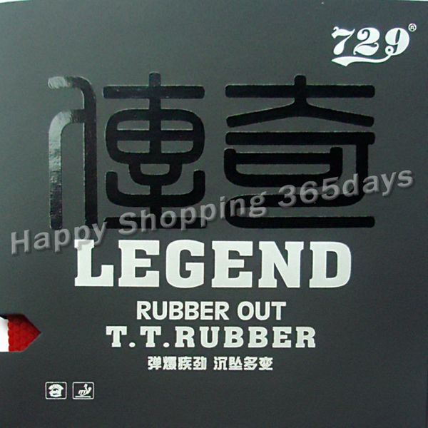

original ritc 729 friendship legend medium pips-out table tennis / pingpong rubber with sponge