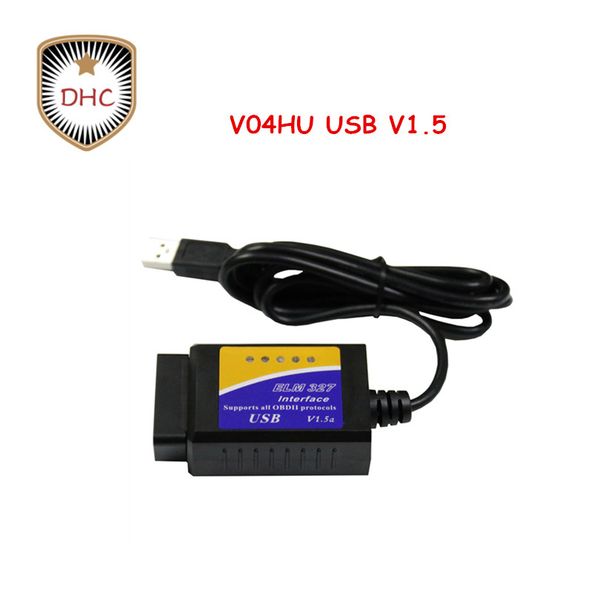 

elm327 v1.5 v04hu/v04hu-1 usb obd2 fault diagnostic scanner v1.5 usb elm 327 code reader obdii scan tool diagnostic interface