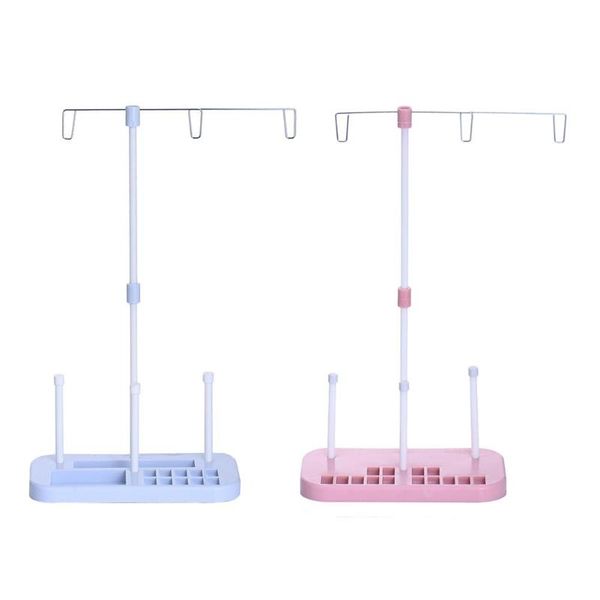 

3 spool thread stand holder embroidery quilting rack quilting for home sewing organizer sewing machine accessories, Black