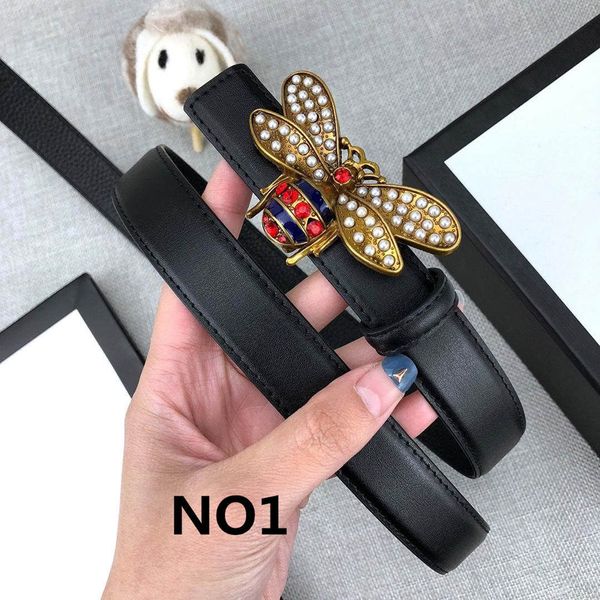 

fashionable designer belts luxury belt brand belts womens little bees smooth buckle black brown optional belt width 24mm high quality