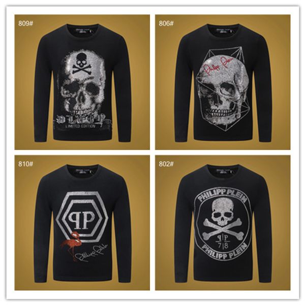 

winter warm medusa sweater 2020 men phillip plain brand sweaters slim fit pullover men knitwear male ing