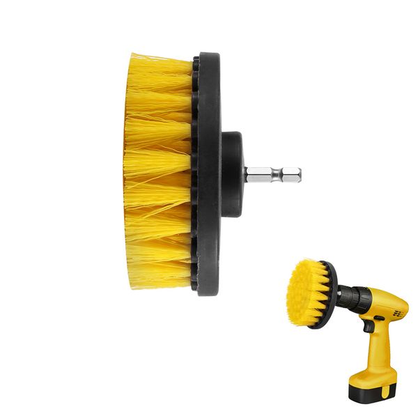 

1 pcs professional 4 inch drill cleaning brush head tool power scrubber stiff scrub brush bit pad bathroom tile tool