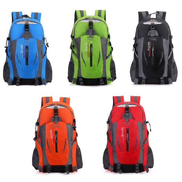 

new outdoor mountaineering bag men women riding backpack sports leisure travel large capacity no waist protected backpacks