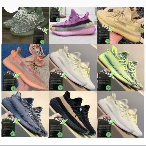 

with box lundmark reflective glow cloud white running shoes kanye west designer shoes men women black static antlia synth sport shoes