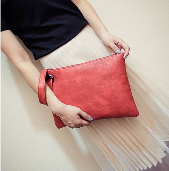 

6 colors women messenger bags designer clutch bag purse famous women bag lady envelope clutches leather handbags