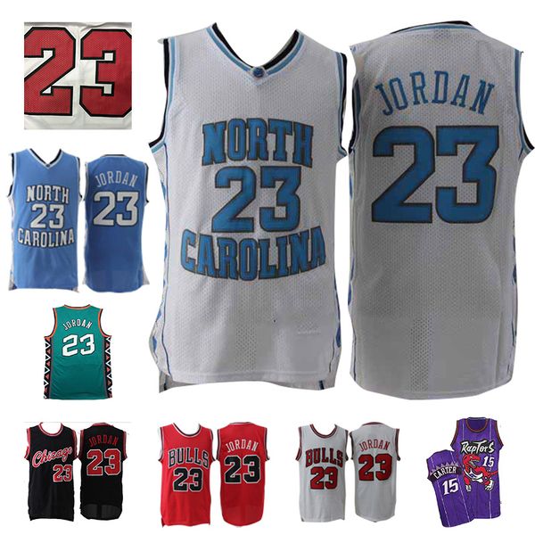 

Ncaa north carolina tar heel 23 michael jer ey raptor vince 15 carter atlanta 55 mutombo ba ketball jer ey 100 titched