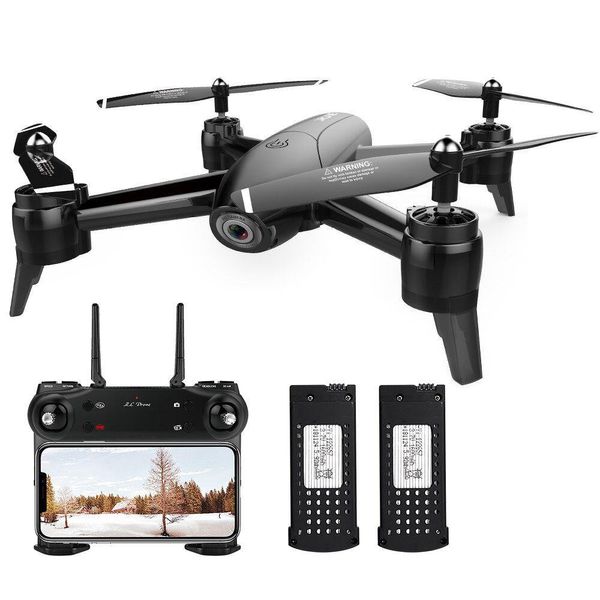ZLRC SG106 Wi -Fi FPV RC Drone с 1080p HD -камерой позиционирование RTF Black - три батареи