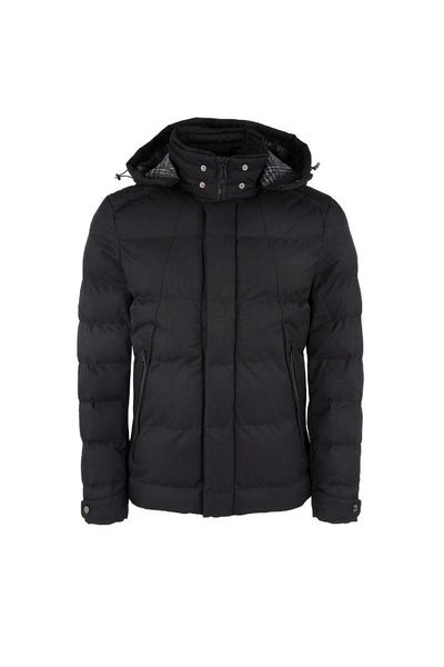 

pique coat male coat nilson, Black;brown