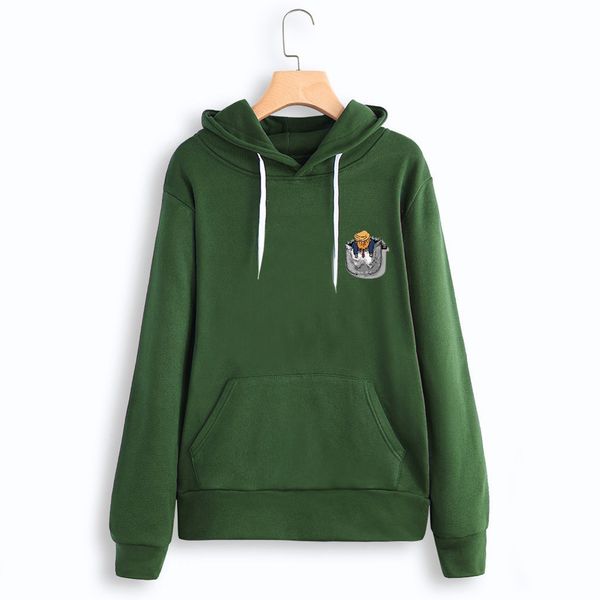 

hoodies women sweatshirt autumn winter warm fleece long sleeve kawaii print casual pullover tracksuit women size plus s-5xl, Black