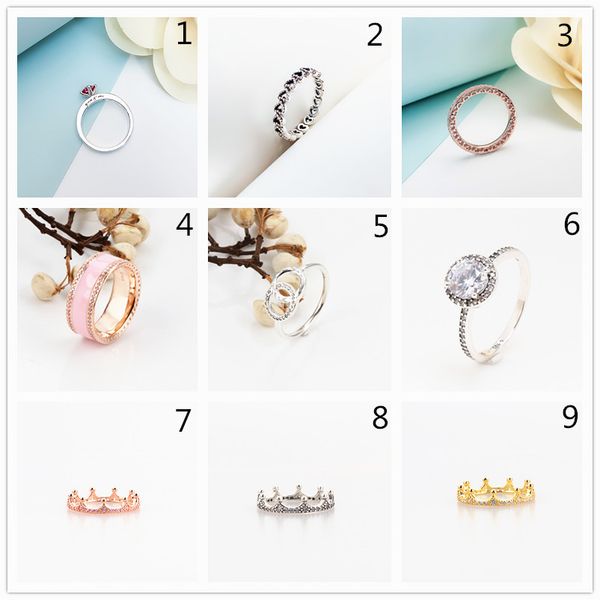 

2020 new jewelry 925 original charm pandora rings for women rings s925 sterling silver jewelries gifts woman