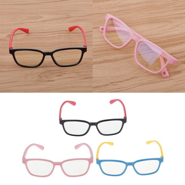 

3x eyeglasses for kids anti blue light silicone frame children game glasses