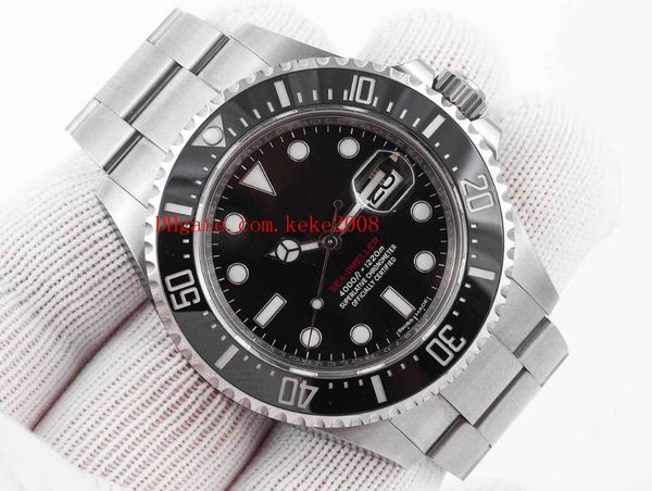 

Модные наручные часы высокого качества 43 мм Sea-Dweller 126600 Керамическая рамка 50-летни