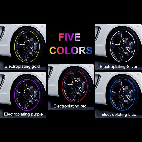 

rimblades car vehicle diy 8m/ roll color wheel rims protectors decor strip tire guard line rubber moulding trim stylish gift