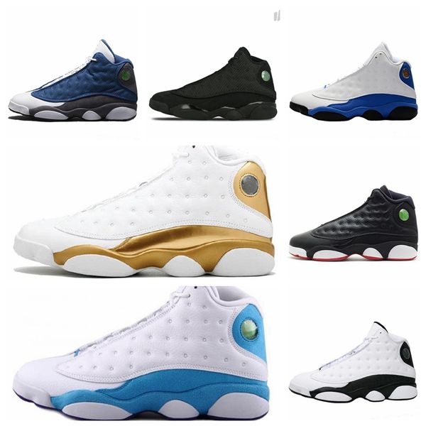 

13 13s men women basketball shoes gs hyper royal italy blue bordeaux flints chicago bred dmp wheat olive black cat sneakers
