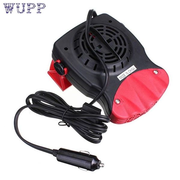 

wupp 150w 12v car parking heater electric heating cooling 2 in 1 fan portable auto dryer heated windshield defroster demister o2